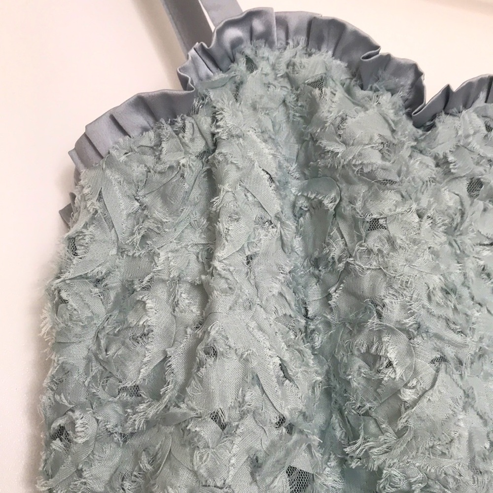 Anthropologie texture peplum top NWT light blue - Picture 7 of 10